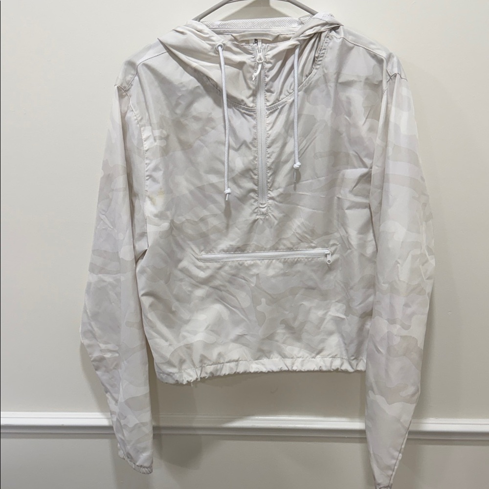 Woman’s Independent Trading Co - Camouflage Windbreaker Jacket - Like New